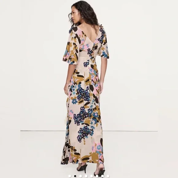 Banana republic floral wrap dress - Picture 2 of 2